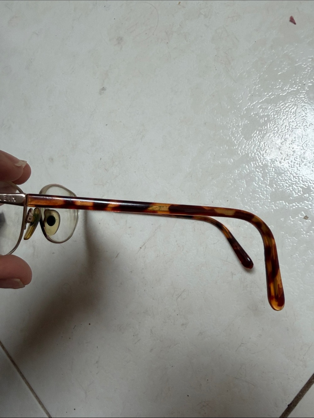 Anne Klein Gold Metal Oval Glasses - Picture 3 of 8
